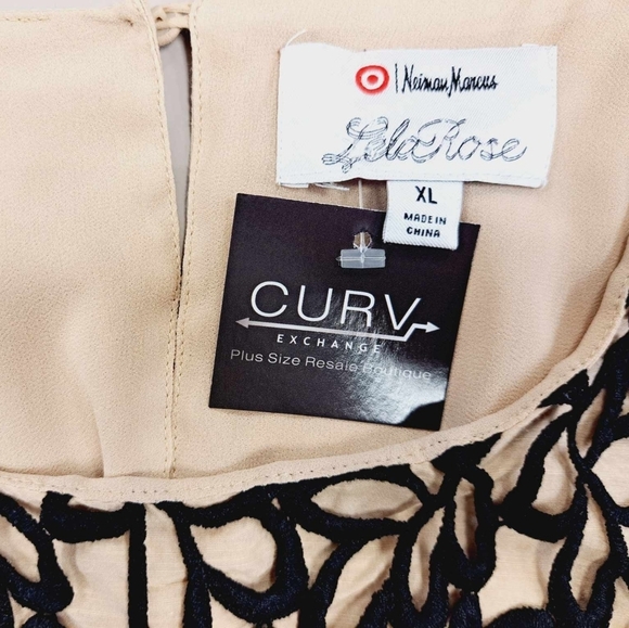 LELA ROSE by NEIMAN MARCUS/target LACE blouse - Picture 4 of 5